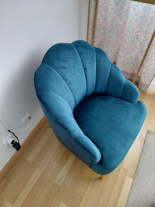 Conjunto poltrona e banqueta