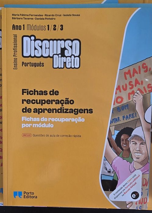 Discurso Direto - Ano 1 - Português - Conj. Pedagógico Prof. Completo