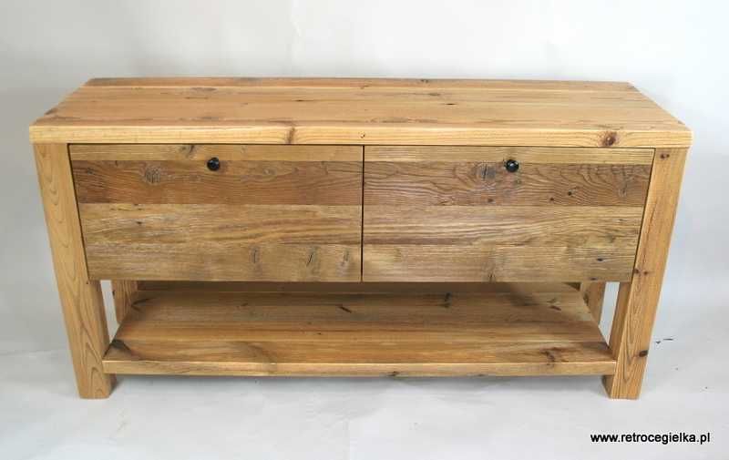 Szafka łazienkowa, stare drewno (SZA.Ł43)