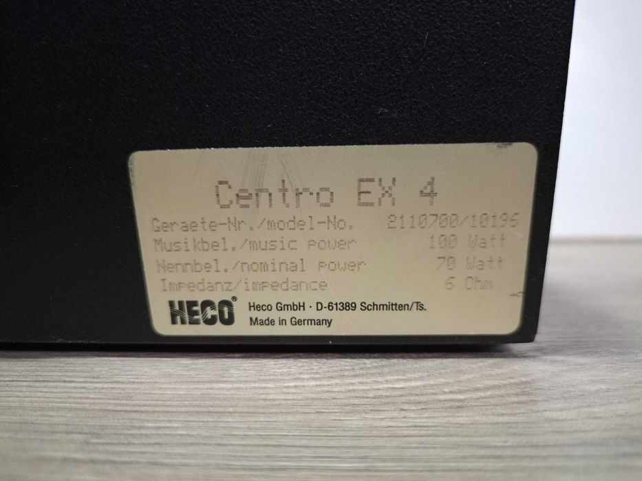 Kolumna głośnikowa centralna Heco EX4 100W 6ohm