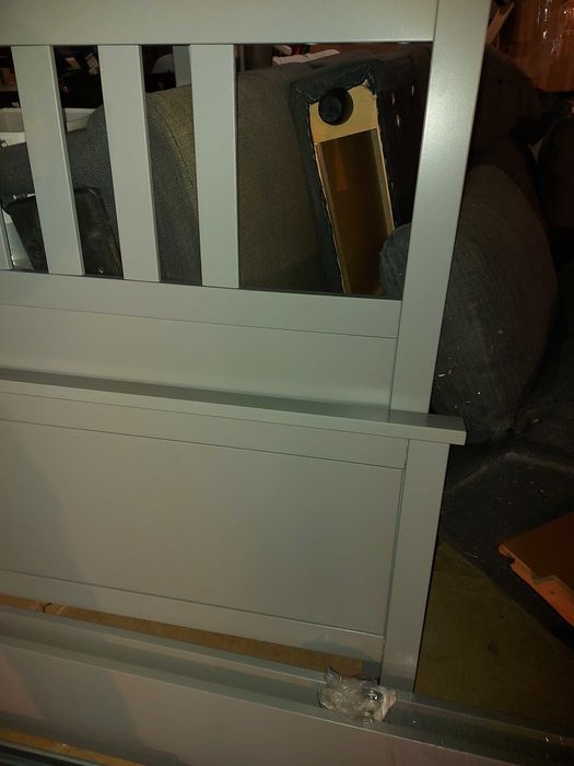 Łóżko IKEA HEMNES szare rozm.160x200 cm - dostawa grat