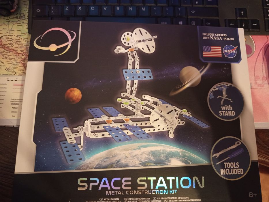 NASA metalowy zestaw STACJA kosmiczna