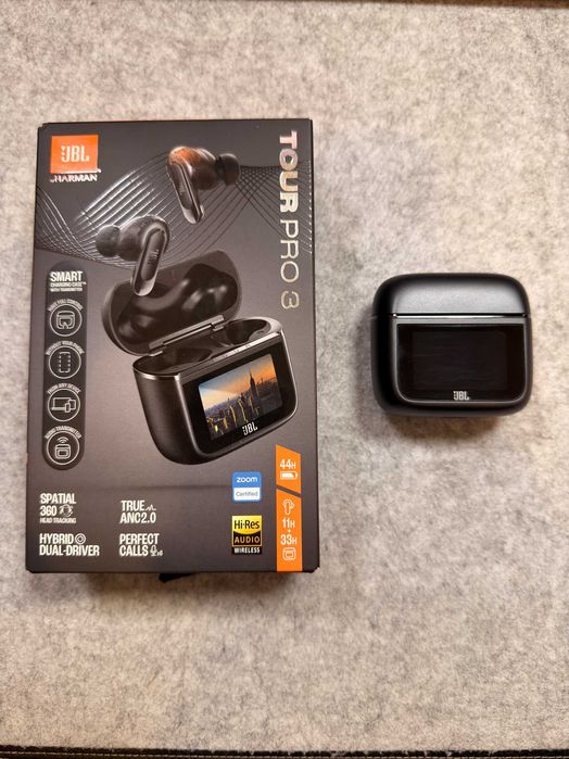 Auriculares JBL Tour Pro 3 Pretos c/ Garantia e Factura – Como Novos