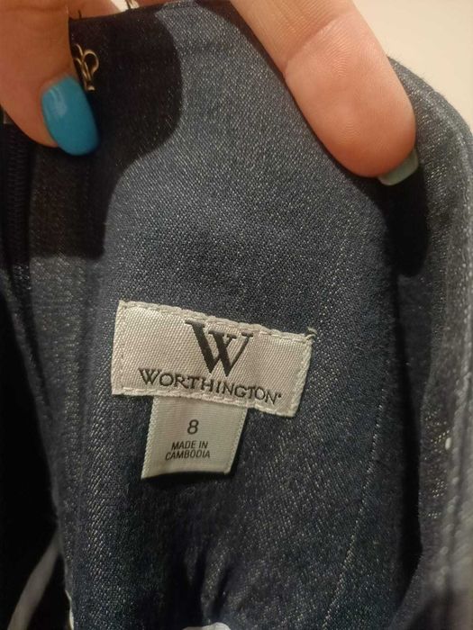 Ołówkowa spódnica jeansowa