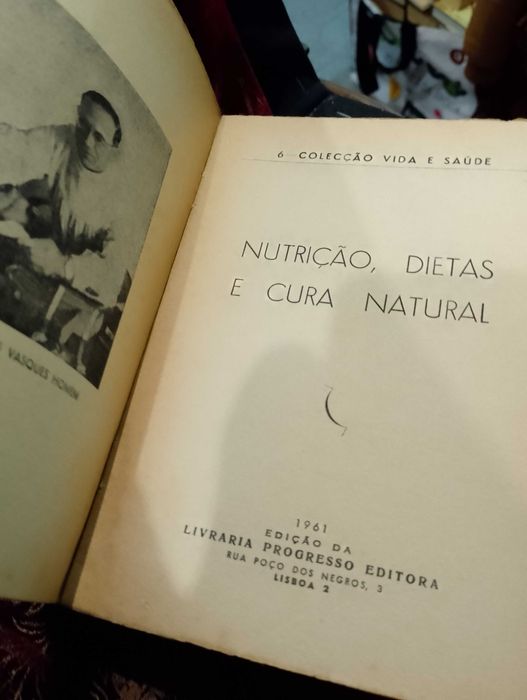 Nutrição, Dietas e Cura Natural 1961 Dr Fred Vasques Homem