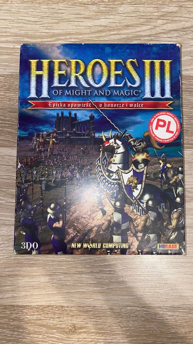 Heroes III Big Box, wersja PL