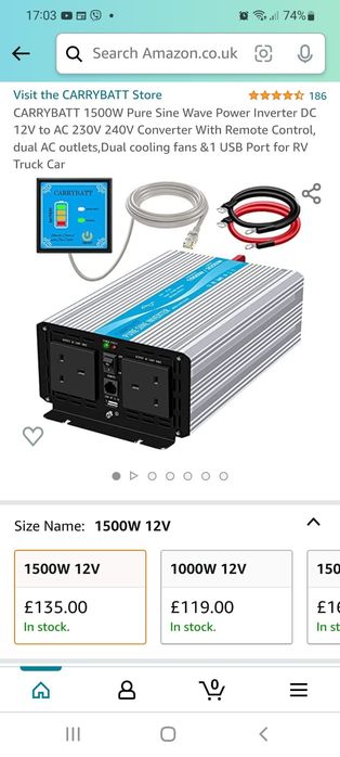 Інвертор 3000W привезений з Англії оригінал CARIBAT.