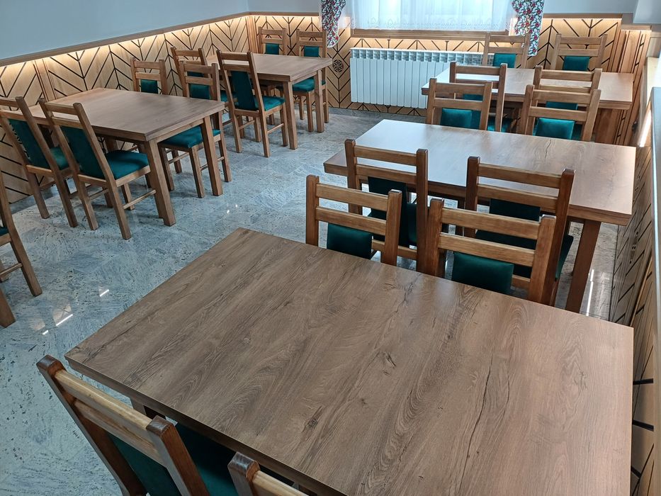 Krzesla i stoly do restauracji baru nowe mocne od producenta
