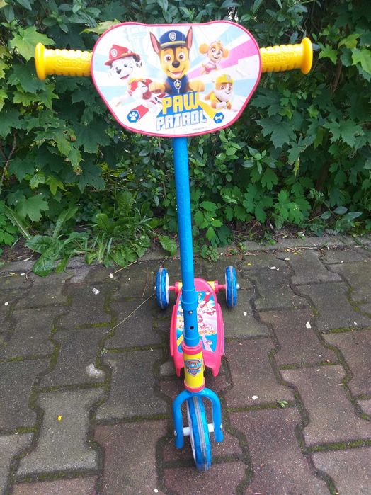 Hulajnoga dziecięca trzykołowa psi patrol