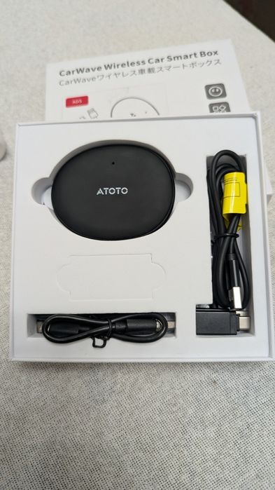 Бездротовий адаптер ATOTO CarWave AD5A-BK CarPlay Android Auto AI