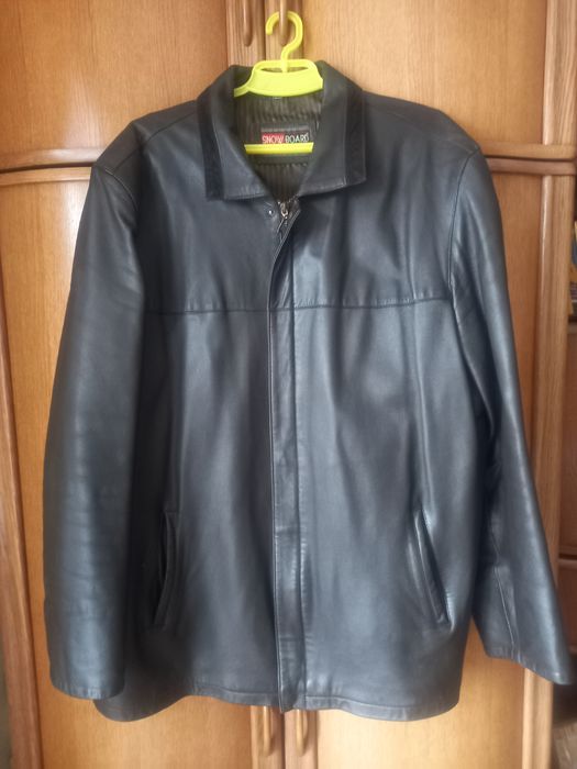 Куртка шкіряна, чоловіча.