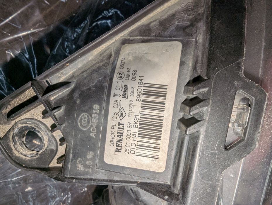 Lampy laguna III 3 2008 przed lift