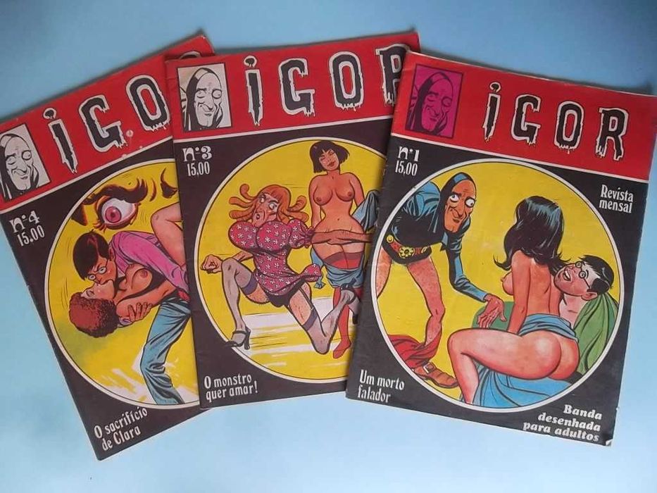 IGOR - Banda desenhada erótica Portugal Press Anos 70