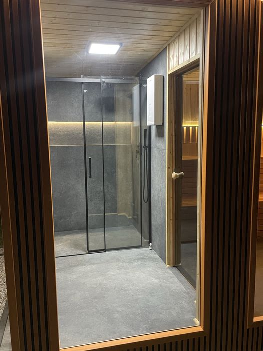 Sauna premium z prysznicem