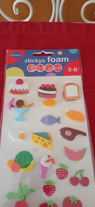 Stickys foam da ItsImagical, embalados