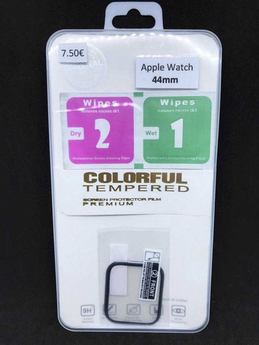 Película protetora para Apple Watch 44mm - Full cover/Cobertura total