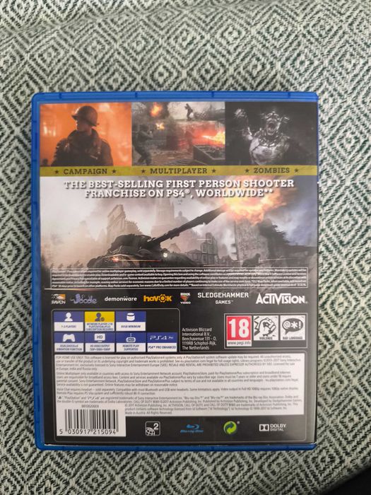 Jogo PS4 call of duty wwII