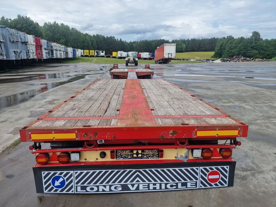 Broshuis Przyczepa Platforma Niskopodwoziowa Rozciągana do 11,00 m