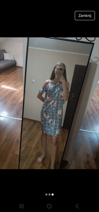 Sukienka w kwiaty hiszpanka rozmiar S