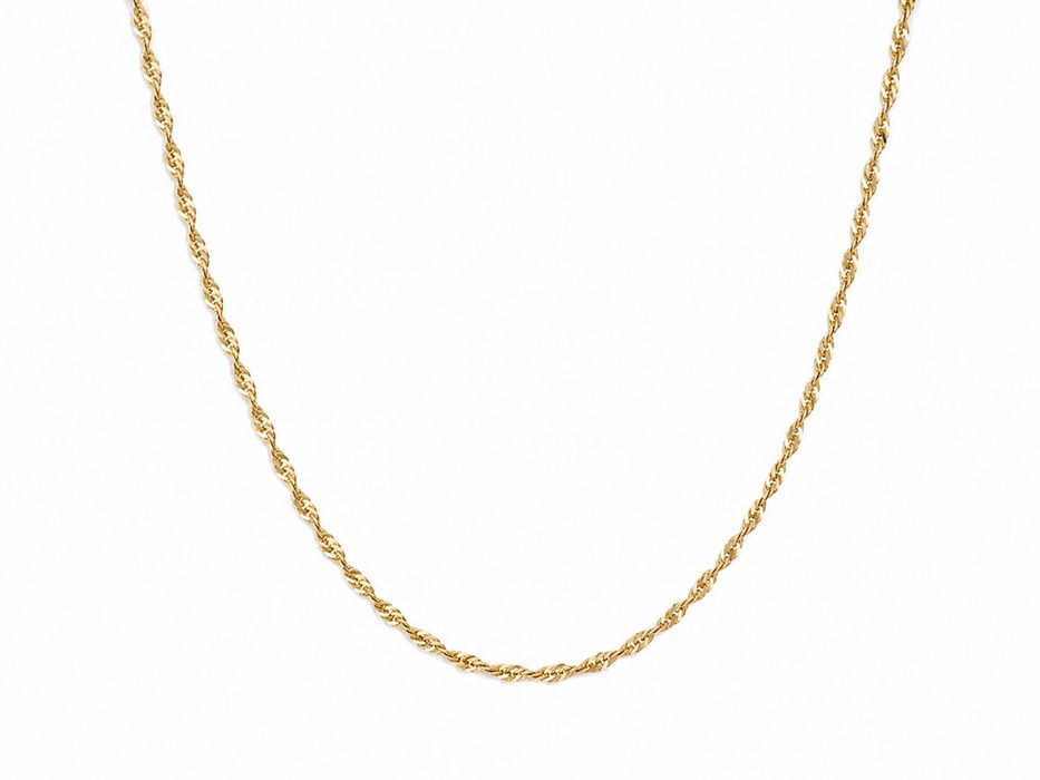 Złoty łańcuszek 585 dł. 45 cm waga 2,24 g