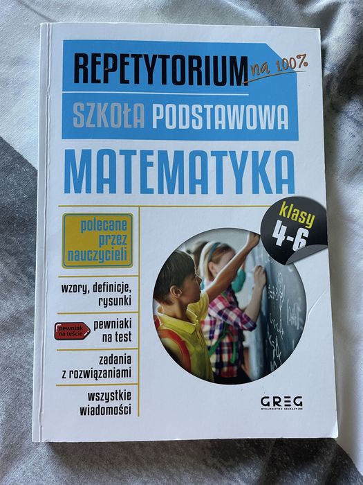 Matematyka repetytorium 4-6 jak nowa