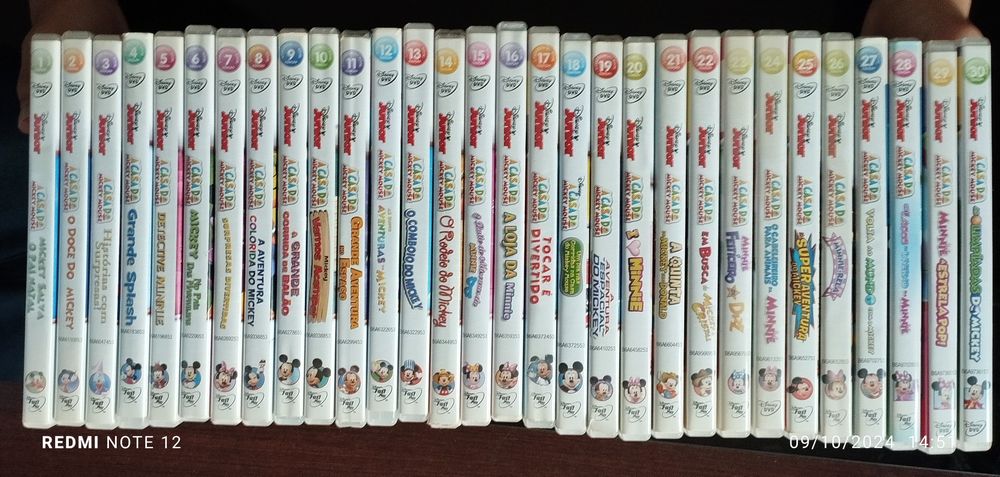 DVD'S a casa do Mickey Mouse