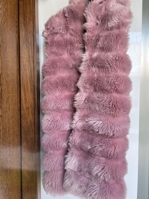 Colete de pelo com capuz S