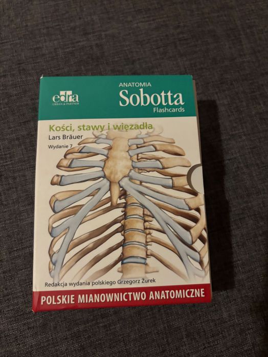 Zestaw fiszki Sobotta Kości i mięśnie