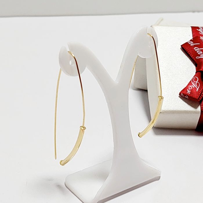 Kolczyki złote wiszące pr 585