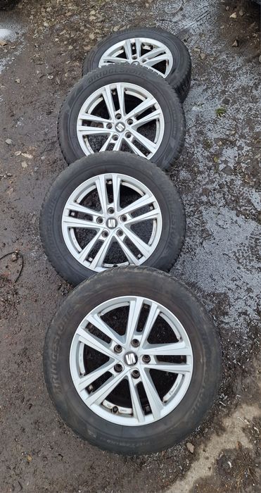 16' Aluminiowe 5x112 Felgi Opony Zima VW / Seat / Skoda  215/60 R16