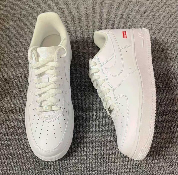 Trampki unisex Air Force 1 Supreme białe, R.45