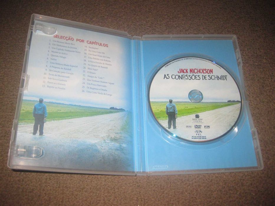 DVD "As Confissões de Schmidt" com Jack Nicholson