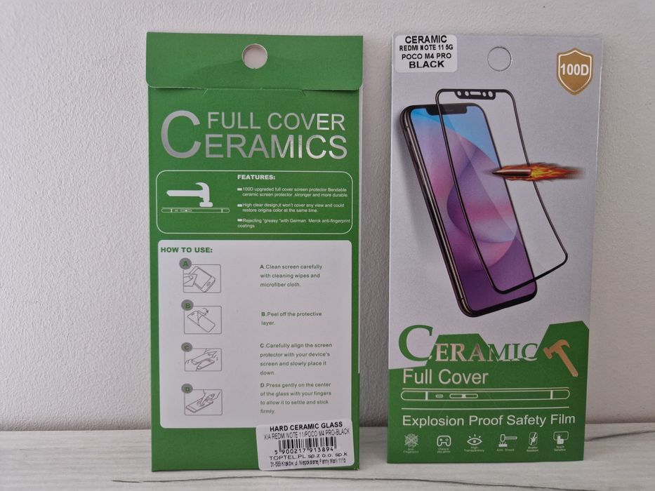 Szkło HARD CERAMIC Xiaomi Redmi NOTE 11 5G/NOTE 11S 5G/POCO M4 PRO