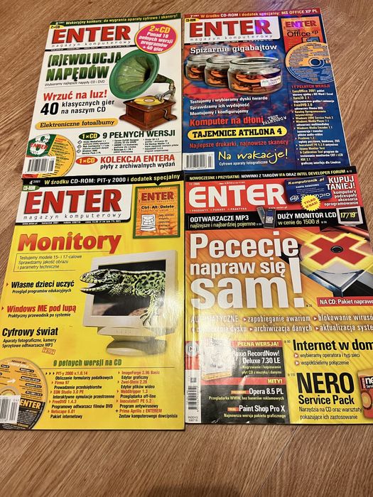 Enter - Retro Czasopismo o komputerach  - 4 numery