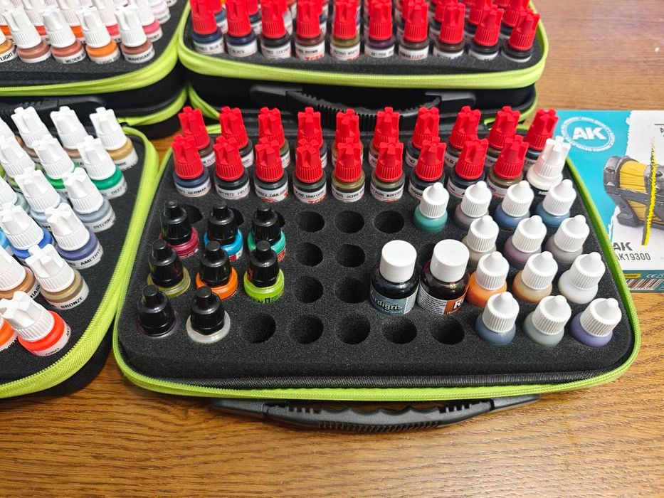 Farby AK Interactive 3.0 + Quick Paint Combo + Duncan - Ponad 200 szt!