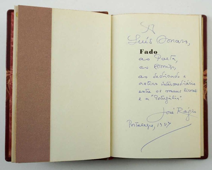 José Régio - Fado – com dedicatória