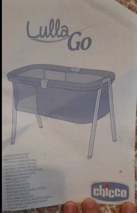 Berço chicco lulla go em muito bom estado