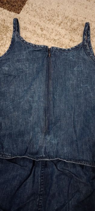 Kombinezon dziewczęcy letni jeans rozm 152