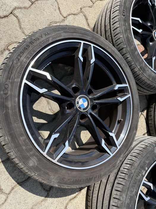 4 Jantes 18” GMP DEA189 Originais 5x120 com pneus 225/45R18 e 255/40R18 Dupla Medida