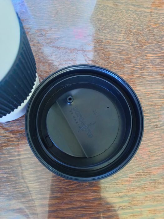 Ceramiczny kubek termiczny 380 ml termos ceramika szkło