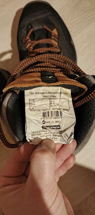 Buty trekkingowe Forclaz MT100 Quechua skóra wodoodporne