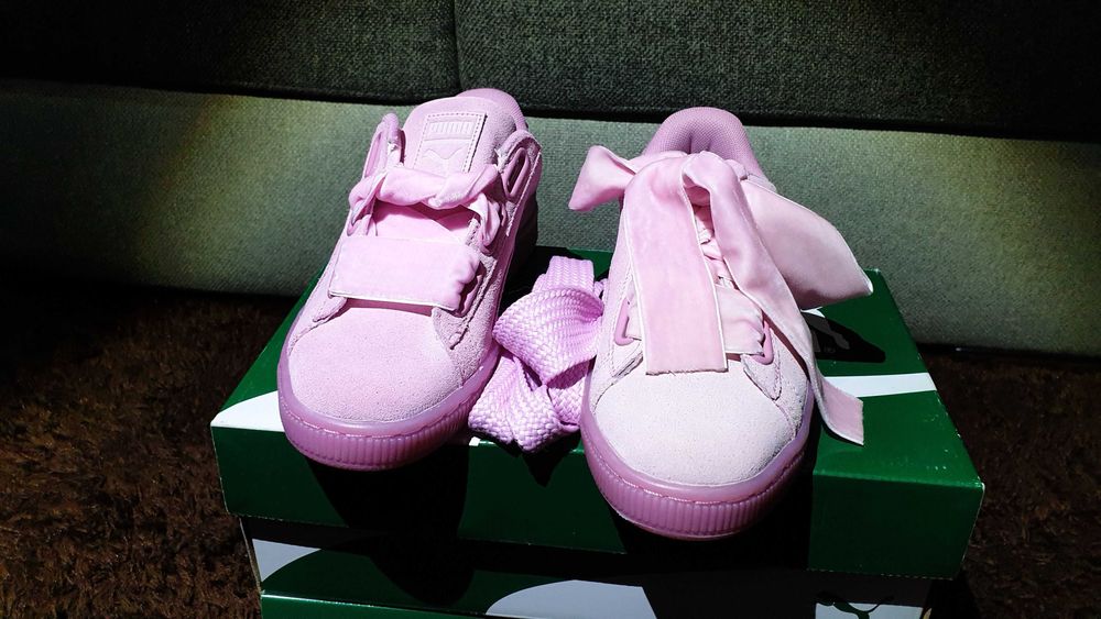 Puma Suede Heart Reset | Rosa | Originais/ Novas