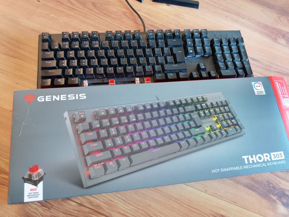 Klawiatura mechaniczna Genesis Thor 303 Rgb Red Switch