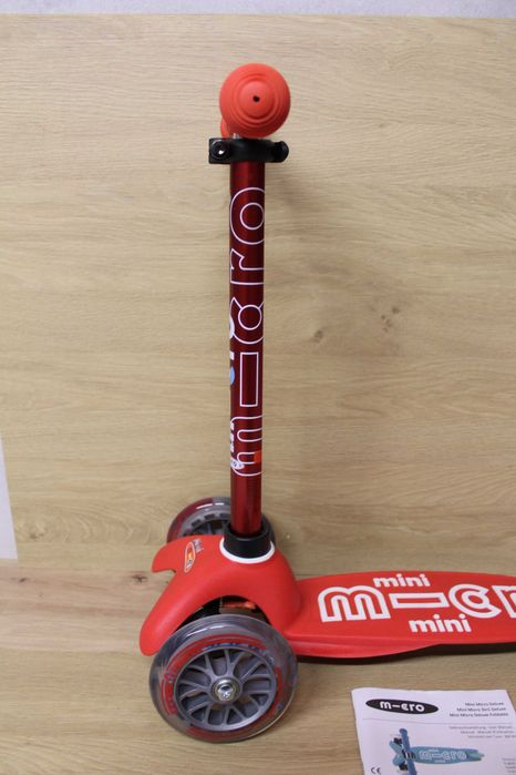 Mini micro hulajnoga balansowa czerwona