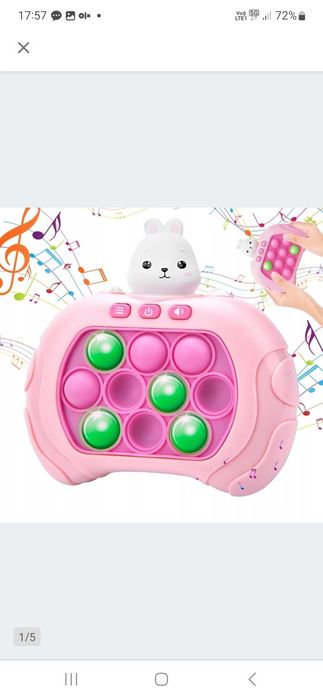 GRA POPIT Elektroniczny Pop It Elektroniczne Elektryczne Gra Zręcznośc