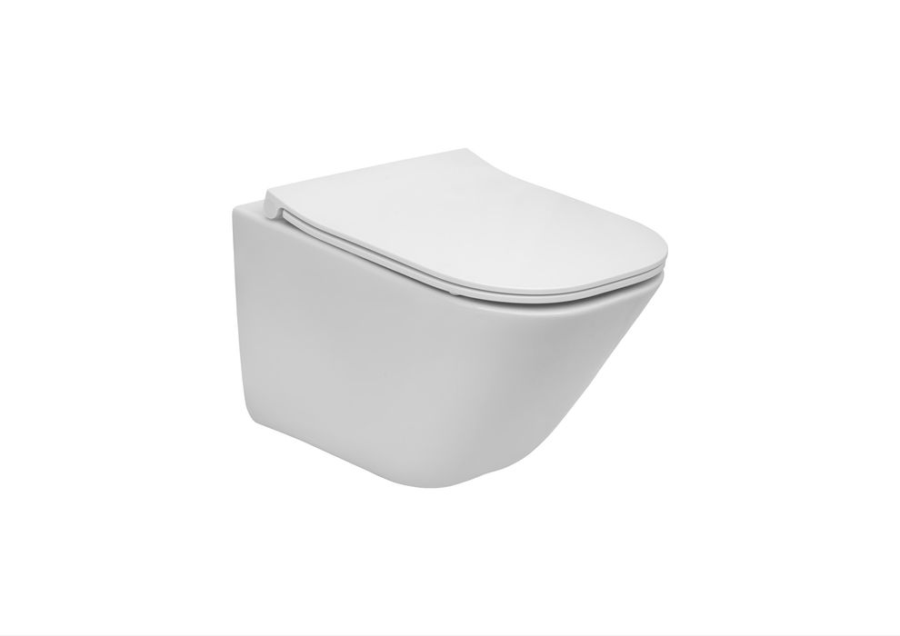 Miska ROCA  WC podwieszana Rimless Square Compacto