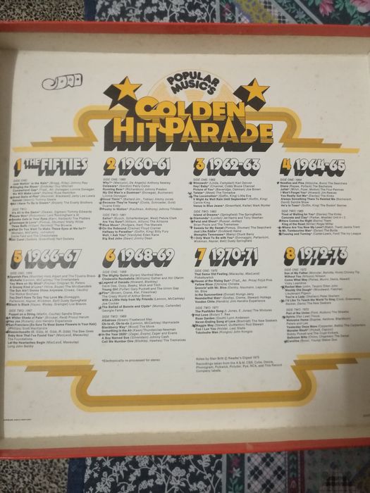 Colectânea em vinil Golden Hit-Parade