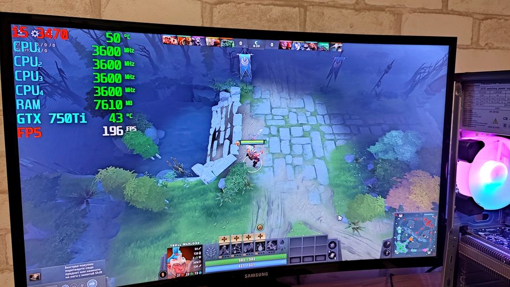 Игровой ПК i5 GTX 750 Ti CS 2 GTA5 WOT fortnite dota 2