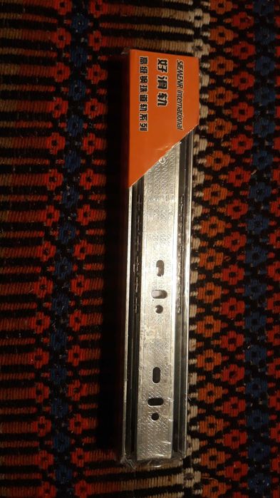 Calha corrediça para gaveta - nova - portes incluídos