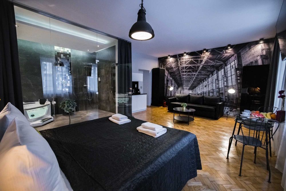 Apartment studio z jacuzzi w pokoju Z3 PROMOCJA w tygodniu!